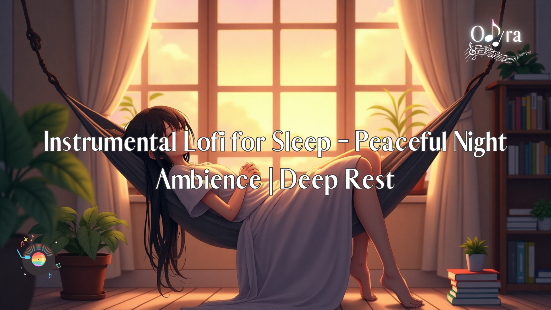 Instrumental Lofi for Sleep – Peaceful Night Ambience | Deep Rest