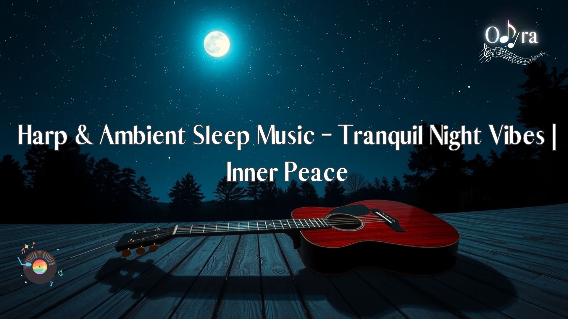 Harp & Ambient Sleep Music – Tranquil Night Vibes | Inner Peace