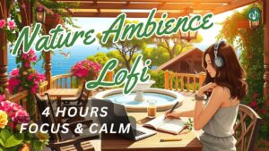 Chill Lofi Instrumental 🎧 Focus & Calm with Nature Ambience 🌿 4 Hours