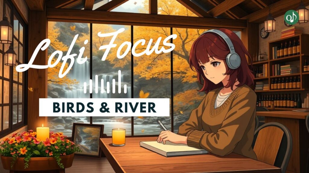 Birds Singing & River Flow 🌿 Lofi Music for Study & Relaxation