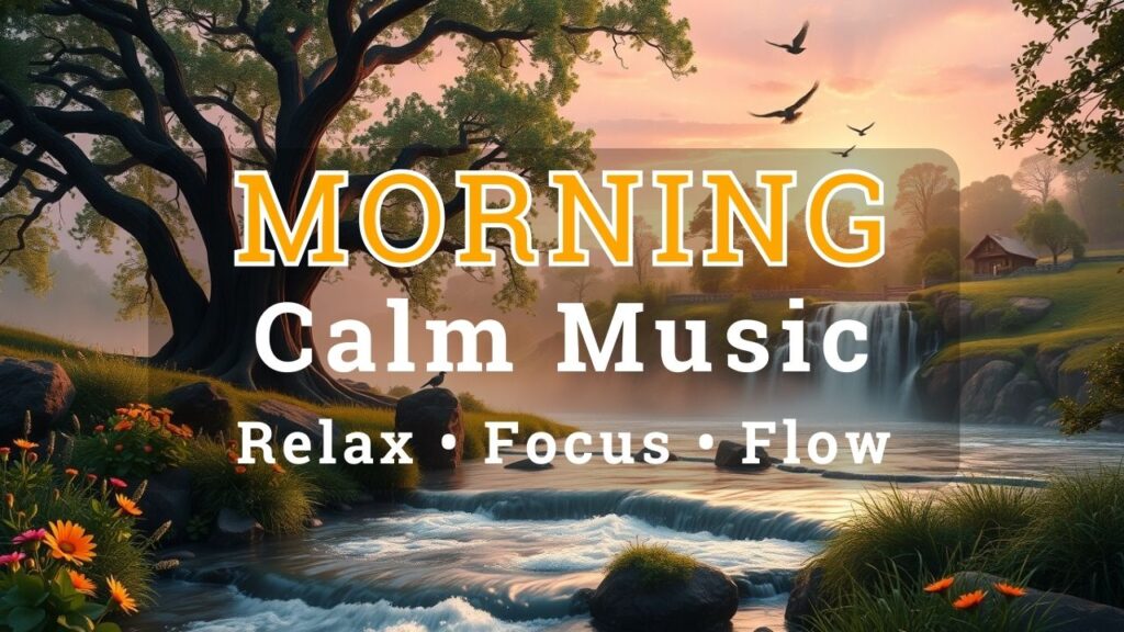 Morning Instrumental Music ☀️ 4 Hours Relaxing Background 🌿 Peaceful Sunrise & Nature Sounds | Olyra