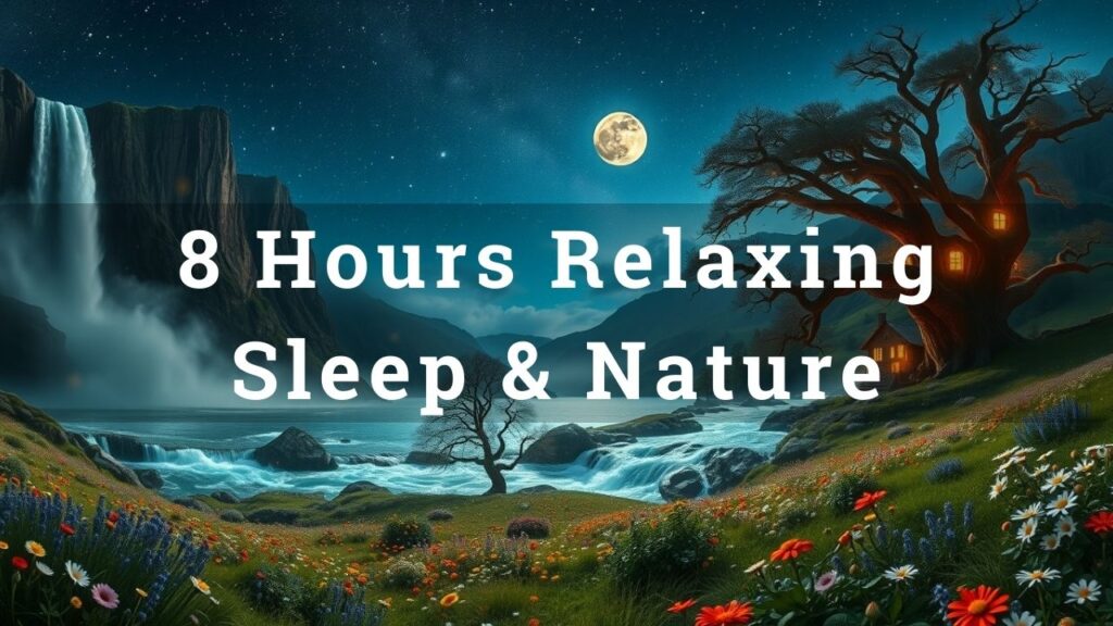8 Hours Sleep Music ππΏ Relaxing Instrumental with Nature Sounds & Night Ambience