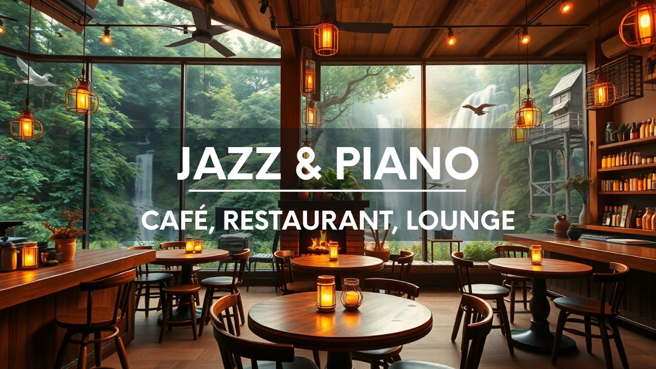 Jazz Piano & Birdsong – 8 Hours Instrumental Music for Café & Lounge