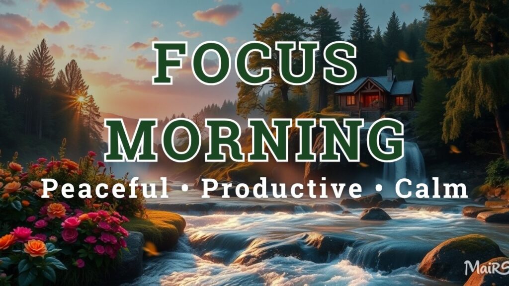 Morning Instrumental Music 🌞 4 Hours Deep Focus - Peaceful Nature & Calm Energy