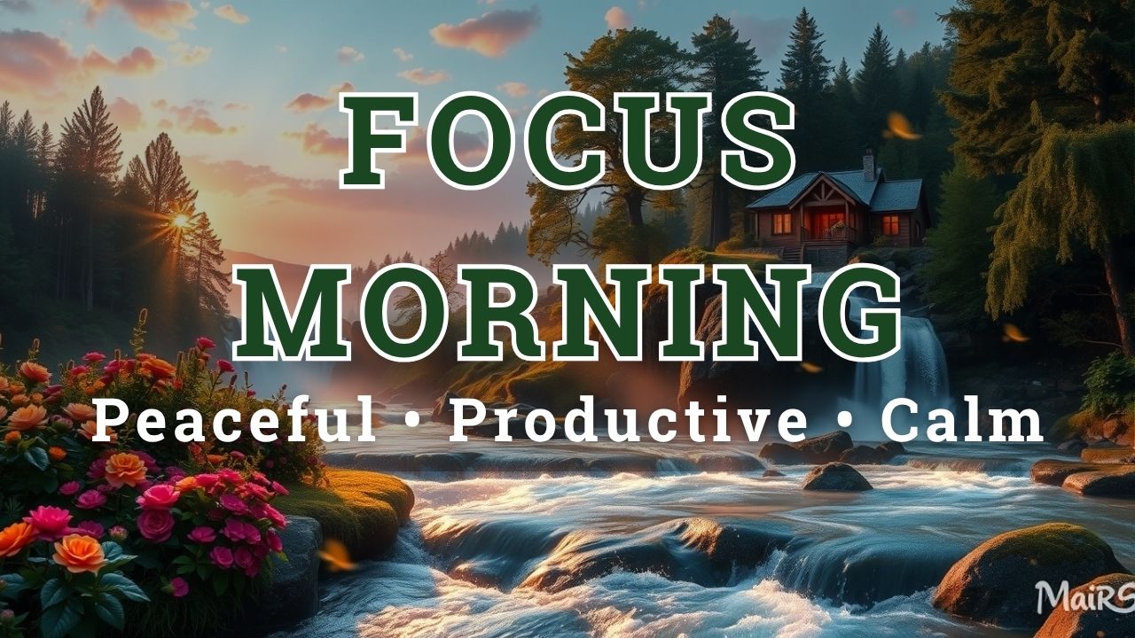 Morning Instrumental Music 🌞 4 Hours Deep Focus - Peaceful Nature & Calm Energy