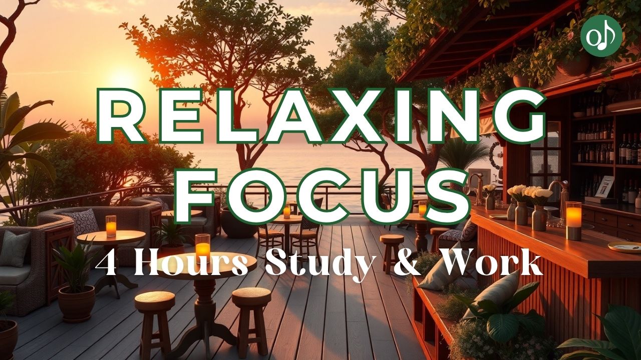 4 Hours Study & Work Instrumental Music 🎶 Guitar & Piano Focus Relax