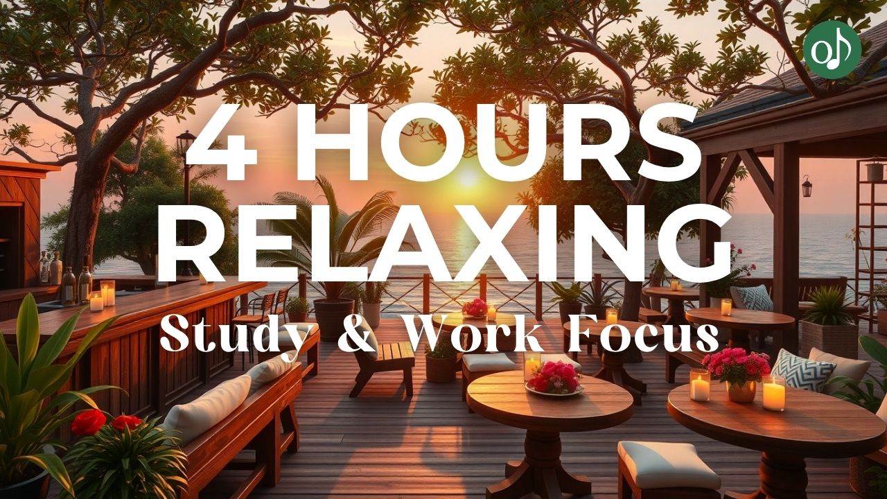 4 Hours Study & Work Instrumental Music 🎶 Guitar & Piano Deep Focus & Productivity