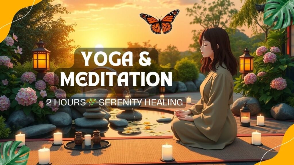 2 Hours Yoga & Meditation Music 🌿 Deep Relaxation & Inner Healing – Instrumental Serenity