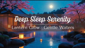 Deep Sleep Serenity ππΈ 24/7 Sleep Instrumental Music with Moonlight & Sakura Ambience