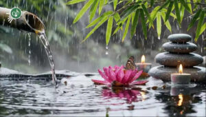 Healing Flow 🌿💧 24/7 Meditation & Yoga Instrumental Music with Water & Flowers