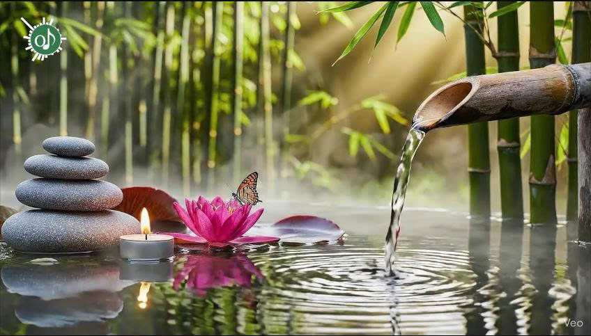 Zen Lotus Flow – Healing Yoga Meditation Live with Bamboo & Water Sounds